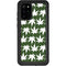 Marijuana Leaf White Pattern Galaxy S20 Plus Waterproof Case