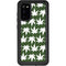 Marijuana Leaf White Pattern Galaxy S20 Waterproof Case