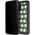 Marijuana Leaf White Pattern Galaxy S20 Waterproof Case