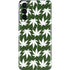 Marijuana Leaf White Pattern Galaxy S21 5G Skin