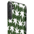 Marijuana Leaf White Pattern Galaxy S21 Plus 5G Pro Case