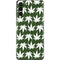 Marijuana Leaf White Pattern Galaxy S21 Plus 5G Skin