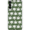 Marijuana Leaf White Pattern Galaxy S22 Plus Skin