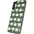 Marijuana Leaf White Pattern Galaxy S22 Plus Skin