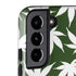 Marijuana Leaf White Pattern Galaxy S22 Pro Case