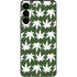 Marijuana Leaf White Pattern Galaxy S22 Skin