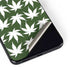 Marijuana Leaf White Pattern Galaxy S22 Skin