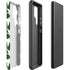 Marijuana Leaf White Pattern Galaxy S22 Ultra Pro Case