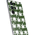 Marijuana Leaf White Pattern Galaxy S22 Ultra Skin