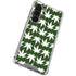 Marijuana Leaf White Pattern Galaxy S23 Clear Case