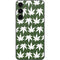 Marijuana Leaf White Pattern Galaxy S23 FE Skin