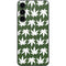 Marijuana Leaf White Pattern Galaxy S23 Plus Skin