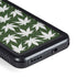 Marijuana Leaf White Pattern Galaxy S23 Plus Waterproof Case