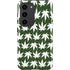 Marijuana Leaf White Pattern Galaxy S23 Pro Case