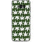 Marijuana Leaf White Pattern Galaxy S8 Plus Skin