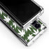 Marijuana Leaf White Pattern Galaxy Z Fold4 5G Clear Case