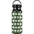 Marijuana Leaf White Pattern Hydro Flask 32oz Wide Mouth Skin