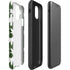 Marijuana Leaf White Pattern iPhone 11 Pro Max Impact Case