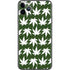 Marijuana Leaf White Pattern iPhone 11 Pro Max Skin