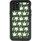 Marijuana Leaf White Pattern iPhone 11 Pro Max Waterproof Case
