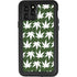 Marijuana Leaf White Pattern iPhone 11 Pro Waterproof Case