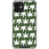 Marijuana Leaf White Pattern iPhone 12 Clear Case