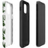 Marijuana Leaf White Pattern iPhone 12 Impact Case