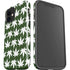 Marijuana Leaf White Pattern iPhone 12 Impact Case