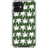 Marijuana Leaf White Pattern iPhone 12 Mini Clear Case