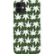 Marijuana Leaf White Pattern iPhone 12 Mini Lite Case