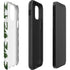 Marijuana Leaf White Pattern iPhone 12 Pro Impact Case