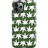 Marijuana Leaf White Pattern iPhone 12 Pro Max Impact Case