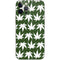 Marijuana Leaf White Pattern iPhone 12 Pro Max Skin