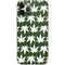 Marijuana Leaf White Pattern iPhone 12 Pro Skin