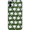 Marijuana Leaf White Pattern iPhone 12 Skin