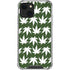 Marijuana Leaf White Pattern iPhone 13 Mini Clear Case