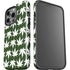 Marijuana Leaf White Pattern iPhone 13 Pro Impact Case