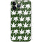 Marijuana Leaf White Pattern iPhone 13 Pro Max Skin