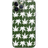 Marijuana Leaf White Pattern iPhone 13 Pro Max Skin