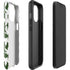 Marijuana Leaf White Pattern iPhone 14 Pro Max Impact Case