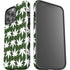 Marijuana Leaf White Pattern iPhone 15 Pro Max Impact Case