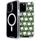 Marijuana Leaf White Pattern iPhone 15 Pro Max MagSafe Case
