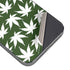 Marijuana Leaf White Pattern iPhone 14 Pro Max Skin