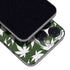 Marijuana Leaf White Pattern iPhone 14 Pro Max Skin