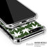 Marijuana Leaf White Pattern iPhone 7/8 Plus Clear Case