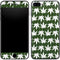 Marijuana Leaf White Pattern iPhone 7 Plus Skin