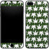 Marijuana Leaf White Pattern iPhone 7 Plus Skin