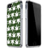Marijuana Leaf White Pattern iPhone SE (2nd & 3rd Gen) Clear Case
