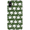 Marijuana Leaf White Pattern iPhone X Pro Case