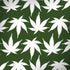 Marijuana Leaf White Pattern iPhone X Pro Case